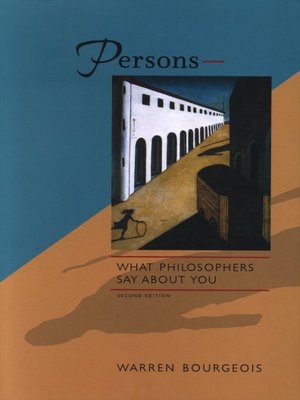 cover image of Persons — What Philosophers Say about You